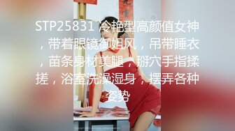 STP25831 冷艳型高颜值女神，带着眼镜御姐风，吊带睡衣，苗条身材美腿，掰穴手指揉搓，浴室洗澡湿身，摆弄各种姿势