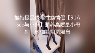 推特极品绿帽性瘾情侣【91A-sce与小条】圈养高质量小母狗，瑜伽裤掏洞爆肏