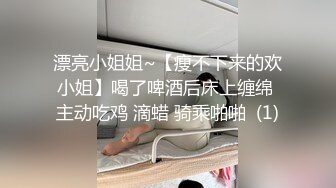 漂亮小姐姐~【瘦不下来的欢小姐】喝了啤酒后床上缠绵 主动吃鸡 滴蜡 骑乘啪啪  (1)