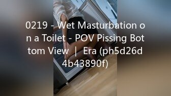 0219 - Wet Masturbation on a Toilet - POV Pissing Bottom View ｜ Era (ph5d26d4b43890f)