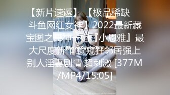 【新片速遞】 【极品稀缺❤️斗鱼网红女神】2022最新藏宝图之舞神一姐『小恩雅』最大尺度新作 偷窥狂邻居强上别人淫妻剧情 超刺激 [377M/MP4/15:05]